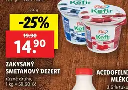 Lidl Zakysaný smetanový dezert nabídka