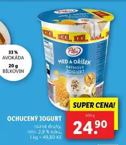 Lidl Ochucený jogurt nabídka