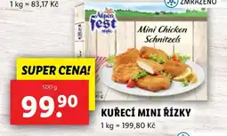 Lidl KUŘECÍ MINI ŘÍZKY nabídka