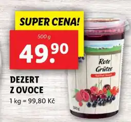 Lidl DEZERT Z OVOCE nabídka
