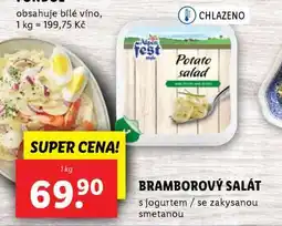 Lidl Bramborový salát nabídka