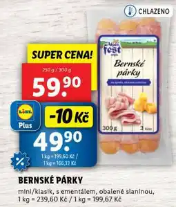 Lidl BERNSKÉ PÁRKY nabídka