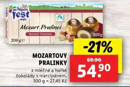 Lidl MOZARTOVY PRALINKY nabídka