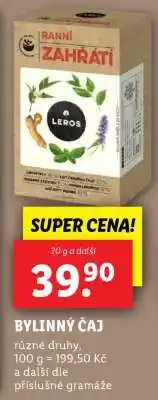 Lidl Bylinný čaj nabídka