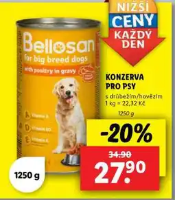 Lidl Konzerva pro psy nabídka