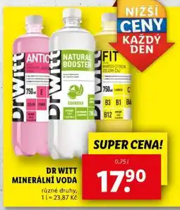 Lidl Dr Witt Minerální Voda nabídka