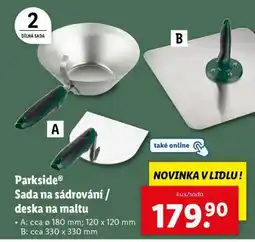 Lidl Parkside Sada na sádrování / deska na maltu nabídka