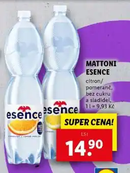Lidl Mattoni esence nabídka