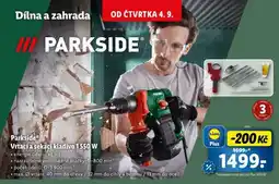 Lidl Parkside Vrtací a sekací kladivo 1550 W nabídka