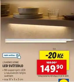 Lidl LIVARNO HOME LED SVÍTIDLO nabídka