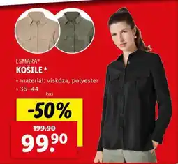 Lidl ESMARA KOŠILE nabídka