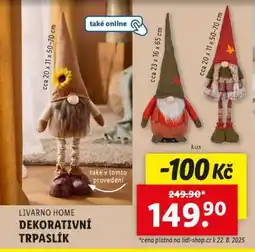 Lidl LIVARNO HOME DEKORATIVNÍ TRPASLÍK nabídka