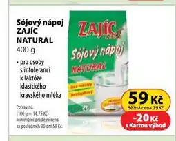 Dr. Max Sójový nápoj zajíc natural nabídka