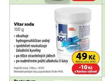 Dr. Max Vitar soda nabídka
