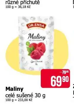 Teta Maliny sušené celé nabídka