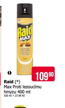 Teta Raid max proti lezoucímu hmyzu nabídka