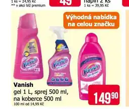 Teta Vanish gel, sprej, na koberce nabídka