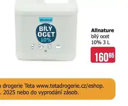 Teta Allnature bílý ocet nabídka
