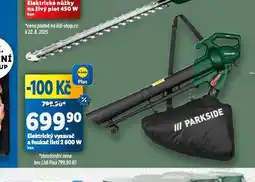 Lidl Elektrický vysavač listí nabídka