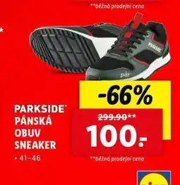 Lidl Pánská obuv sneaker nabídka
