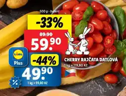 Lidl Chrerry rajčata datlová nabídka