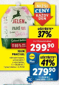 Lidl Jelen prací gel nabídka