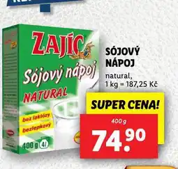 Lidl Sójový nápoj nabídka