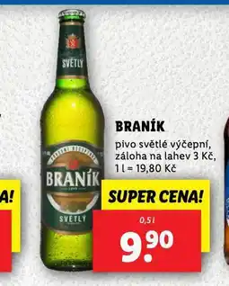 Lidl Pivo braník nabídka