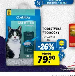 Lidl Coshida podestýlka pro kočky nabídka
