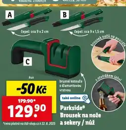 Lidl Brousek na nože a sekery / nůž nabídka