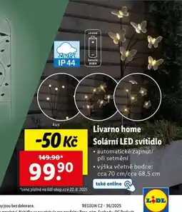 Lidl Solární led svítidlo nabídka