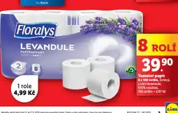Lidl Floralys toaletní papír nabídka