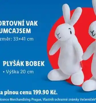 Lidl Plyšák bobek nabídka