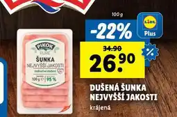 Lidl Dušená šunka nejvyšší jakosti nabídka
