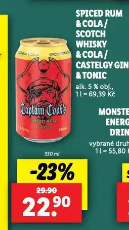 Lidl Castelgy gin & tonic nabídka