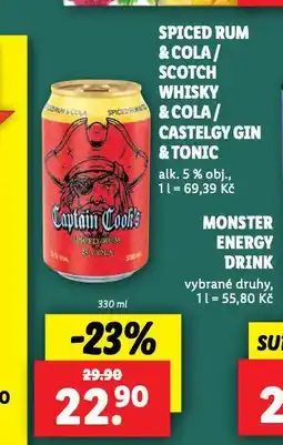 Lidl Scotch whisky & cola nabídka