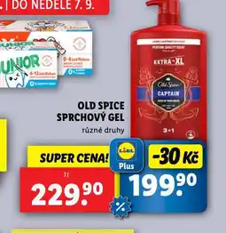 Lidl Old spice sprchový gel nabídka
