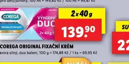 Lidl Corega fixační krém nabídka