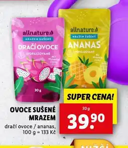 Lidl Ovoce sušené mrazem nabídka