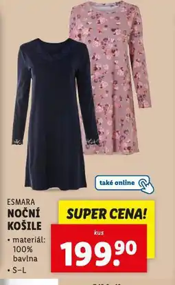 Lidl Noční košile nabídka