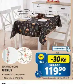 Lidl Ubrus nabídka