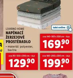 Lidl Žerzejové napínací prostěradlo 180-200 x 200 cm nabídka