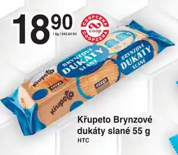 Coop hb Křupeto Brynzové dukáty slané nabídka