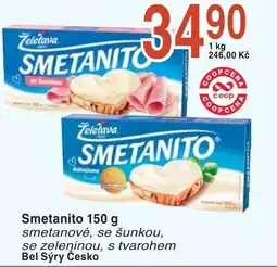 Coop hb Smetanito smetanové, se šunkou, se zeleninou, s tvarohem nabídka