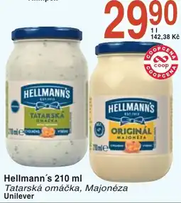 Coop hb Hellmann's Tatarská omáčka, Majonéza nabídka