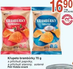 Coop hb Křupeto brambůrky nabídka