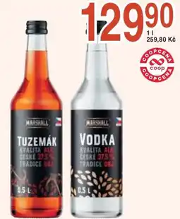 Coop hb Marshall Tuzemák 37,5 %, Marshall Vodka 37,5 % nabídka