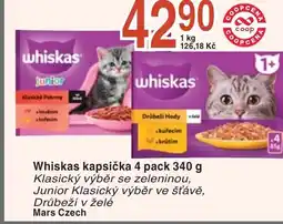Coop hb Whiskas kapsička nabídka