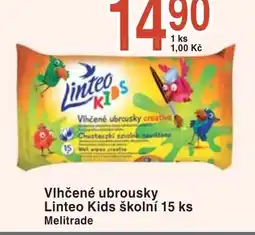 Coop hb Vlhčené ubrousky creative Linteo Kids školní nabídka