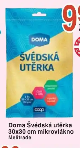 Coop hb Doma Švédská utěrka mikrovlákno nabídka